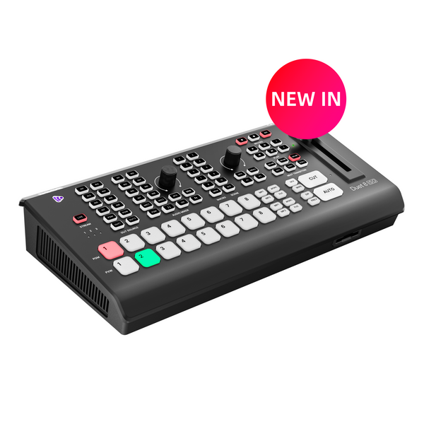 New-in GoStream Duet 8 ISO: 8 Channels Video Switcher | 4K-HDMI, SDI, NDI HX/SRT/RTMP/Webcam