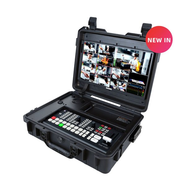 New-in GoStream Duet 8 ISO Kit: All in One Pro Live Streaming Multi-Camera Video Switcher ISO Recorder Player Kit 4 HDMI&SDI in USB-C I/O (Copy)